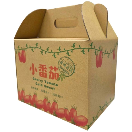【4盒塑膠盒裝-4斤小番茄 公版手提禮盒(30入)】
